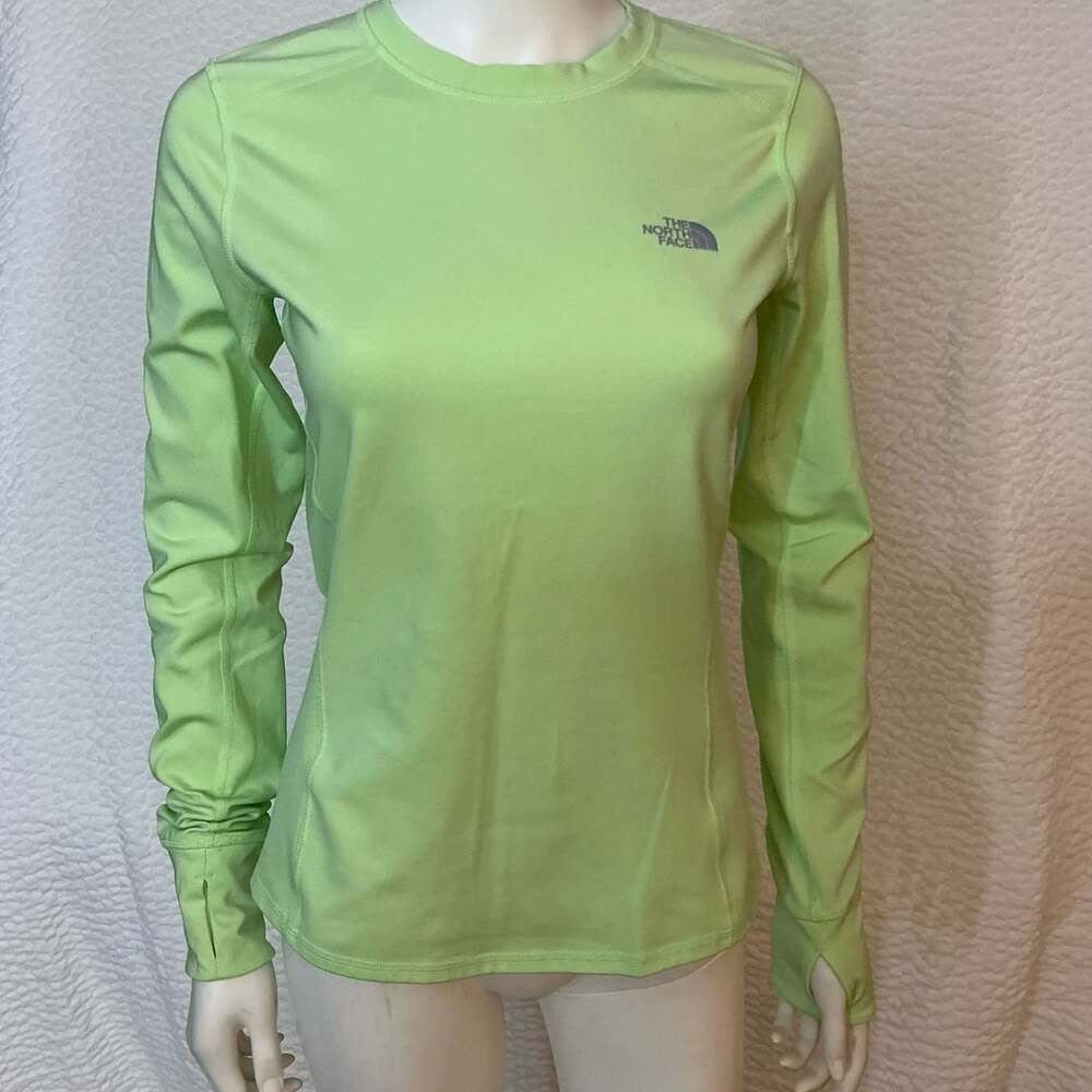 The North Face Shadow Long Sleeve Size S Lime Green Athletic Shirt
